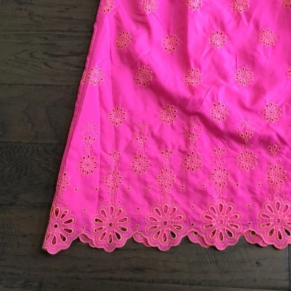 Lilly Pulitzer Lillyanne Flutter Sleeve dress Aura pink days bloom eyelet 6 New - Picture 4 of 11